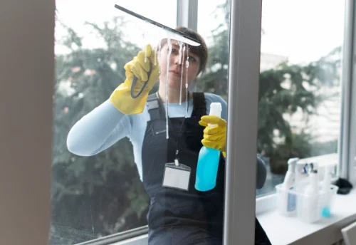 Nettoyage de vitres intérieures et extérieures à Plassay